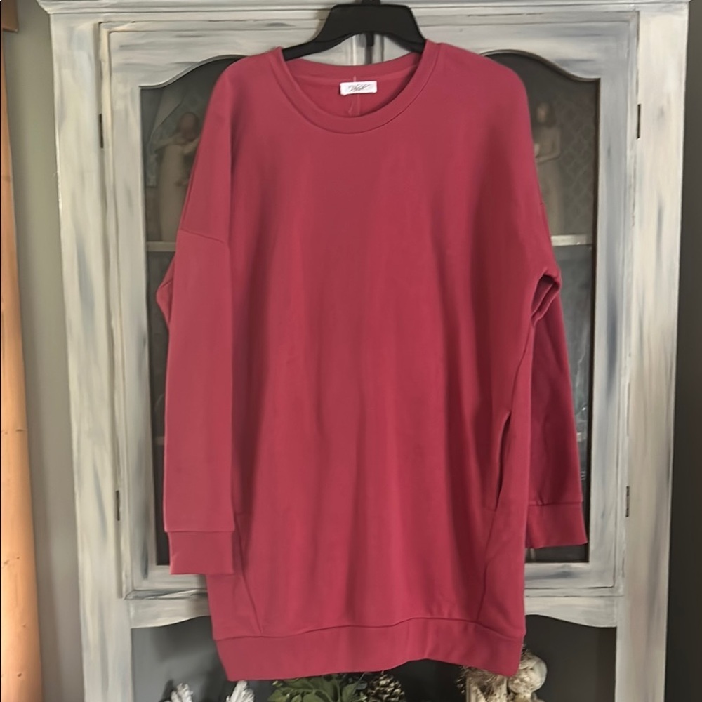 Long Sleeve Sweatshirt Dress